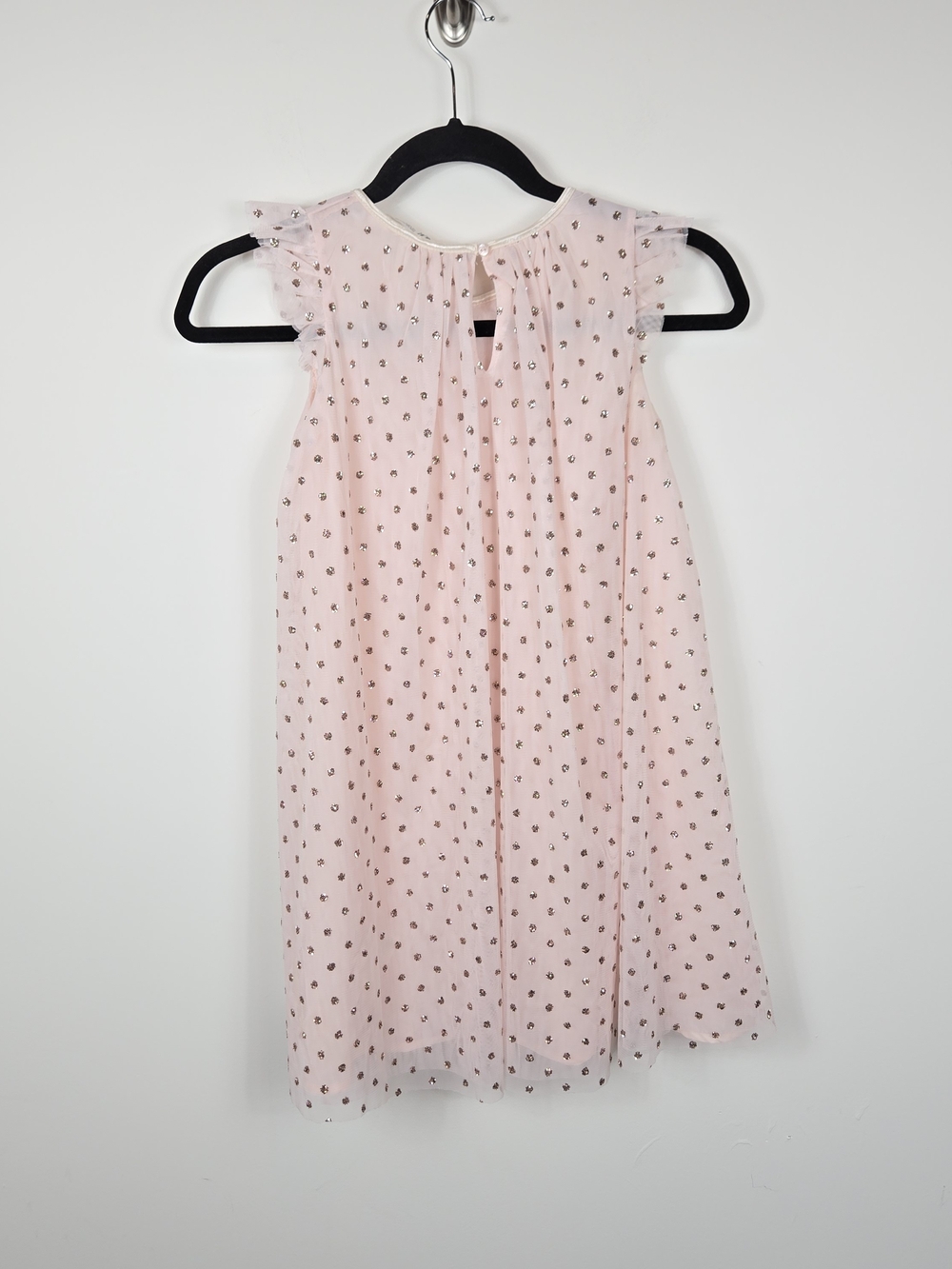 H&M Girls Pink Gold Glitter Tulle Party Dress Size 9-10Y 140 Fairy Holiday - Picture 5 of 7